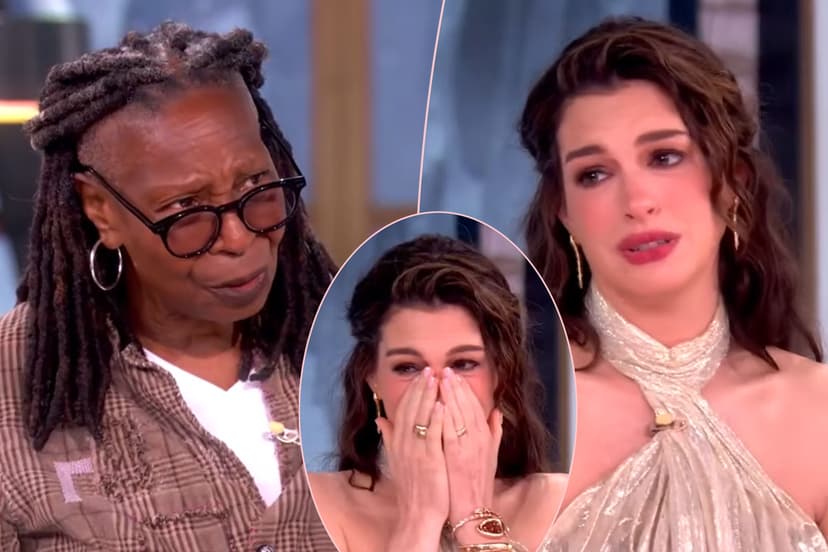 Whoopi Goldberg Makes Anne Hathaway Cry Happy Tears on The View