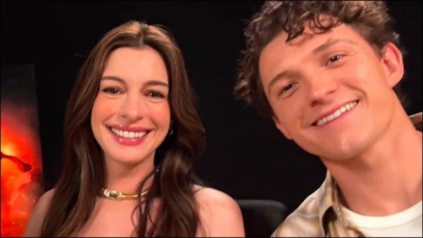 Hathaway Calls Tom Holland 'Dream Son' in New Film
