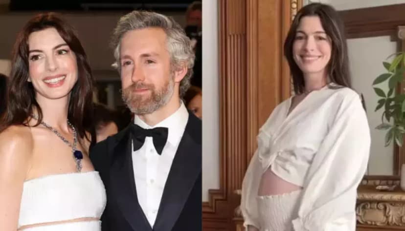 Anne Hathaway's Joyful Third Pregnancy Glows