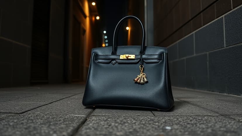 Anne Hathaway's Sheer Dress & Birkin Bag Combo