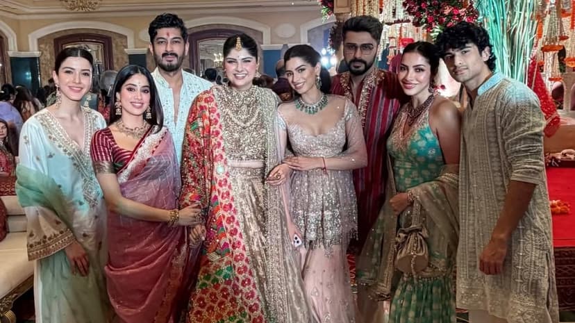 Kapoor Family Gathers for Anshula's Pre-Wedding Joy