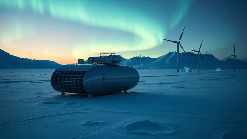 Teen's Nuclear-Renewable Plan for Antarctica