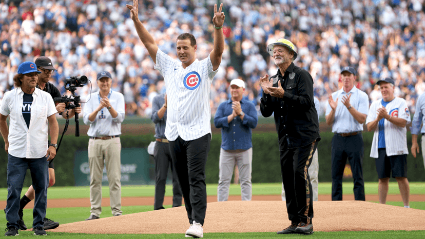 Rizzo Catches Own Homer in Bleachers!