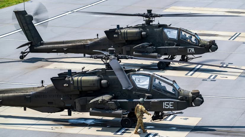 Apache Helicopters Score Stunning Air-to-Air Drone Kills