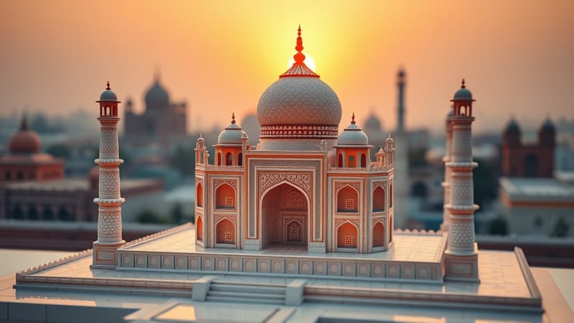 Agra Actress Embraces Lucknow's Divine Vibes