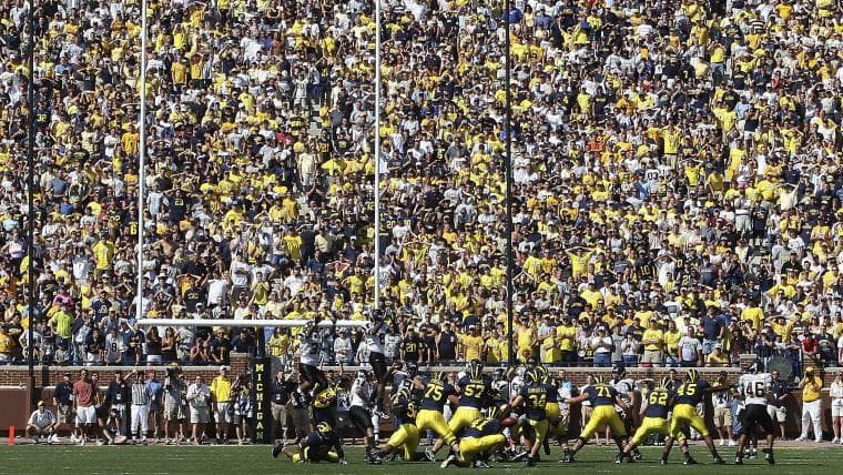 Blocked Kick Seals Historic Upset Over Michigan