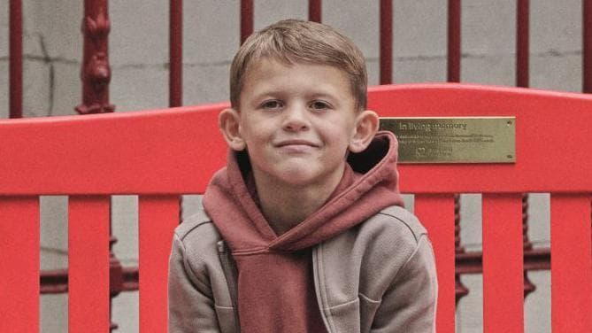 Boy's Heart Bench Honors BHF's 65 Years