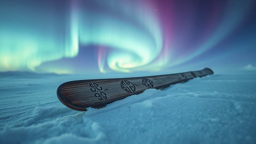 Arctic Race: Skier Battles Isolation and Northern Lights