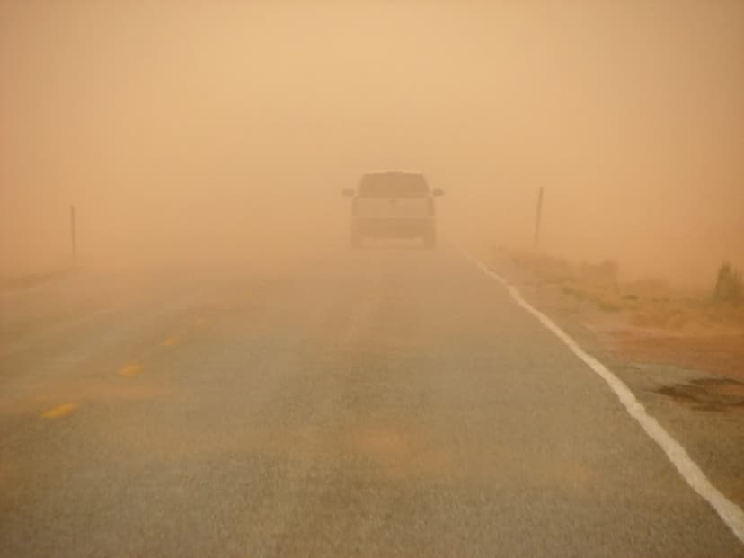 Arizona/New Mexico Dust Storms Threaten Travel