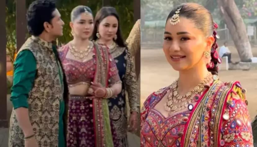 Sara Tendulkar Shines at Brother Arjun's Mehendi