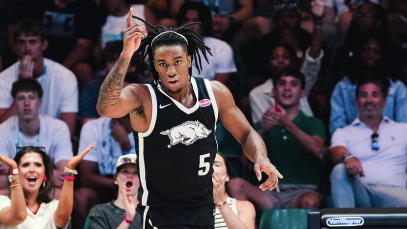 Arkansas Dominates Ravens in Exhibition Blowout