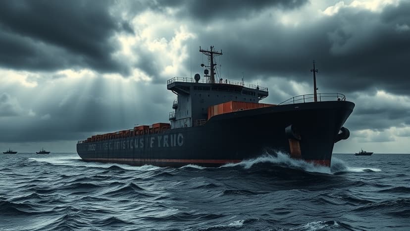 Armed boats shadow vessel near Hormuz Strait