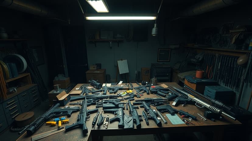 Armourer's Meth Lab and Gun Conversion Bust