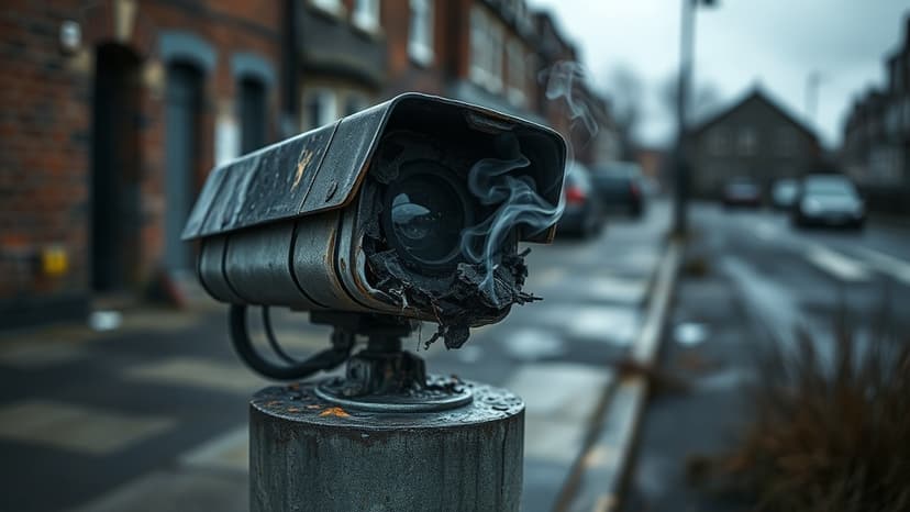 New CCTV Camera Vandalized Days After Installation