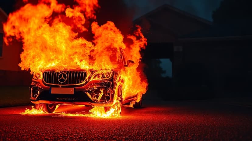 Car Torched: Arsonist Jailed for Driveway Blaze