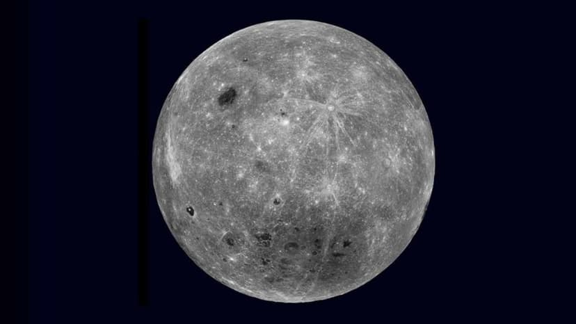 Artemis II astronauts see Moon's far side basin