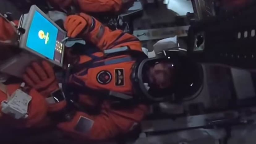 Astronaut's PIN Exposed During Live Moon Mission Launch