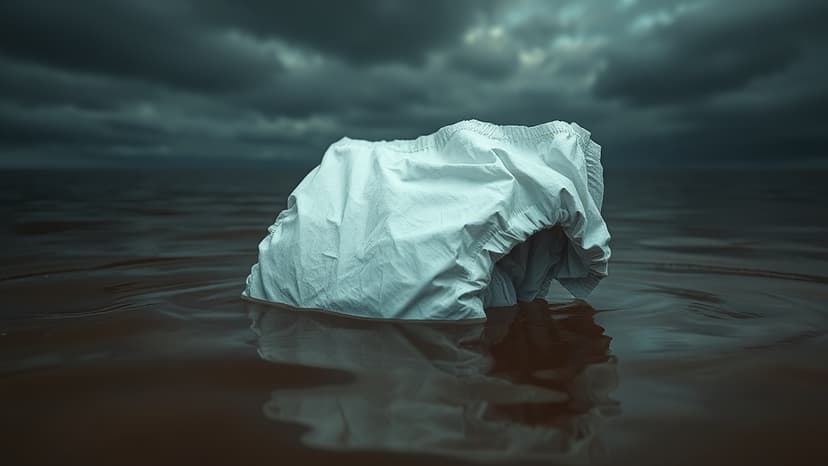 Parasite Performance Artist Wades Through Sewage