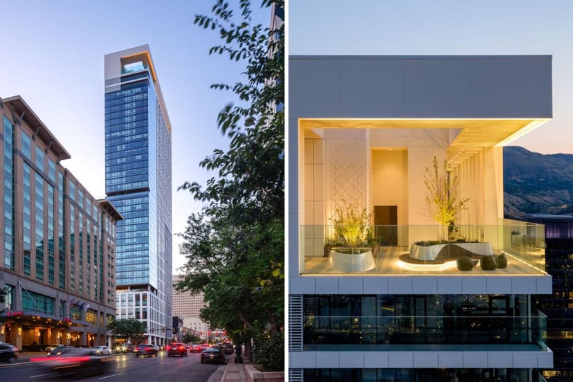 Salt Lake City's Tower Breathes Clean Air