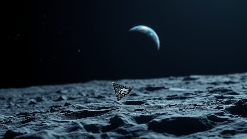 Astronaut Koch Takes Eagles Fandom to the Moon