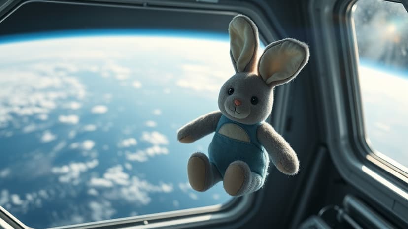 Astronaut Mom Takes Daughter's Rabbit to ISS