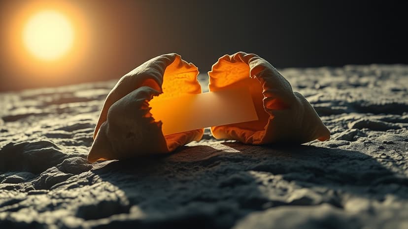 Fortune Cookie Predicts Astronaut's Lunar Journey