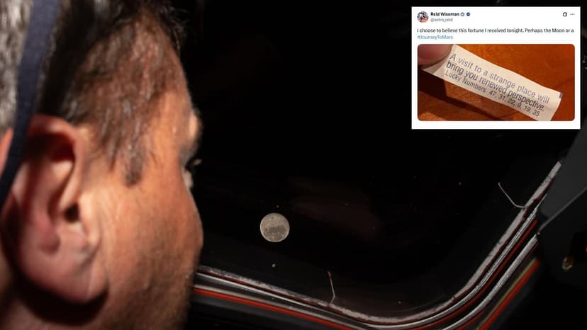 Fortune Cookie Predicts Astronaut's Lunar Journey