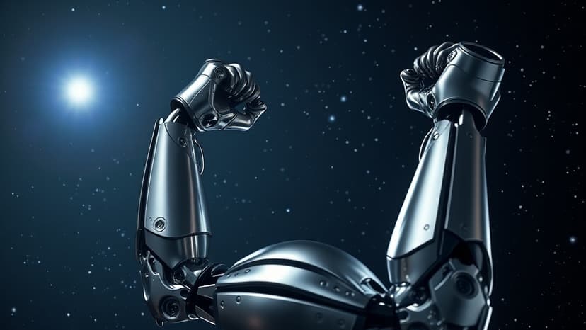 Astronaut's Biceps Break the Internet from Space