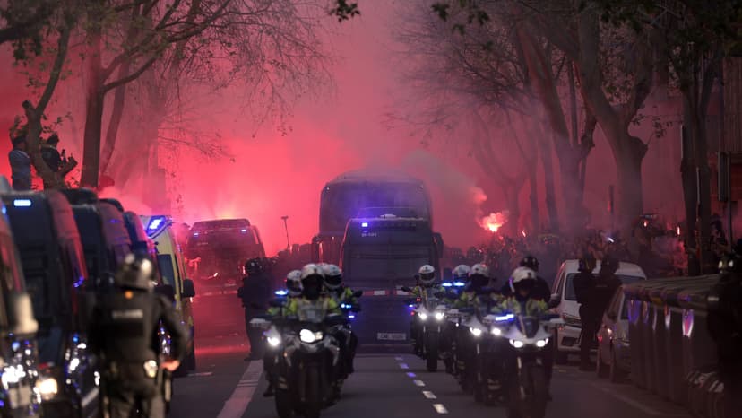 Atlético Bus Damaged in Barcelona Fan Attack Ahead of Match