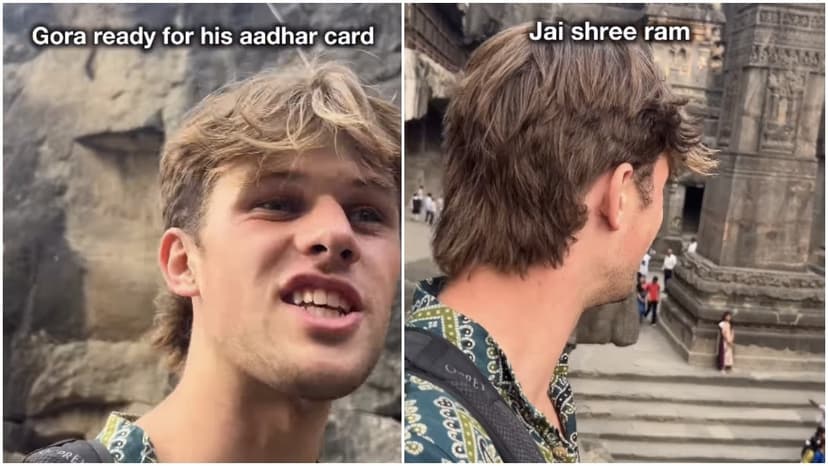 Aussie Tourist Sparks Patriotic Chants at Indian Temple
