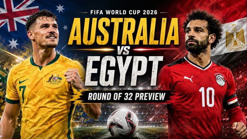 Australia Eyes Historic Knockout Win vs. Injury-Hit Egypt