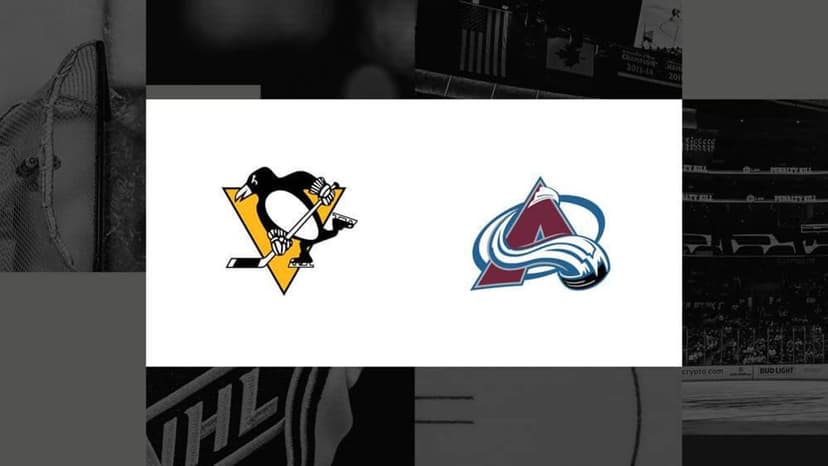 Avalanche Host Penguins in Top Conference Clash