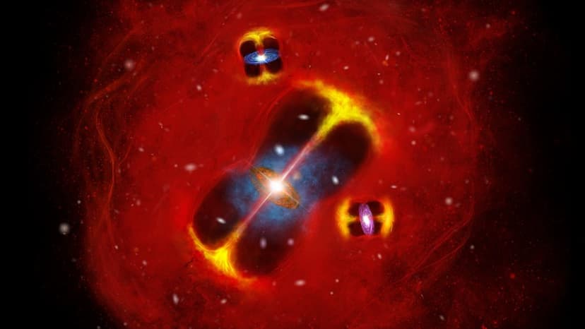 Baby galaxy cluster defies cosmic rules