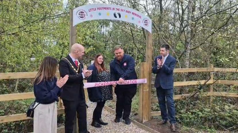 Baby Memorial Garden Opens After Couple's Loss