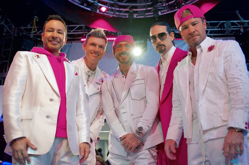 Backstreet Boys Brave Snowstorm for T-Mobile Super Bowl Ad