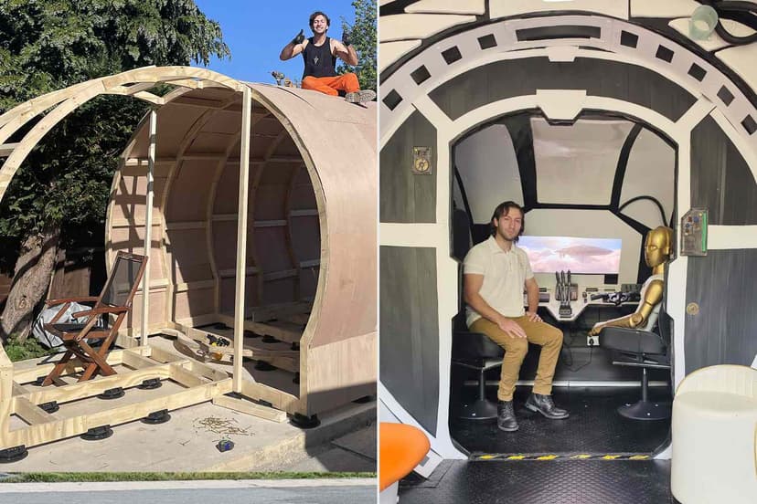 Backyard Spaceship Offers Galactic Getaway