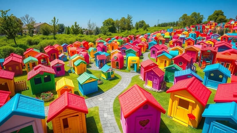 Mom Builds Backyard 'Tike Town' for Sons