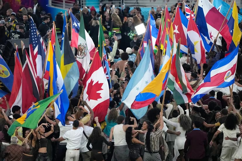 Bad Bunny Shouts "Canada" During Super Bowl Halftime