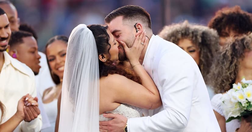Bad Bunny Hosts Surprise Wedding at Super Bowl Halftime