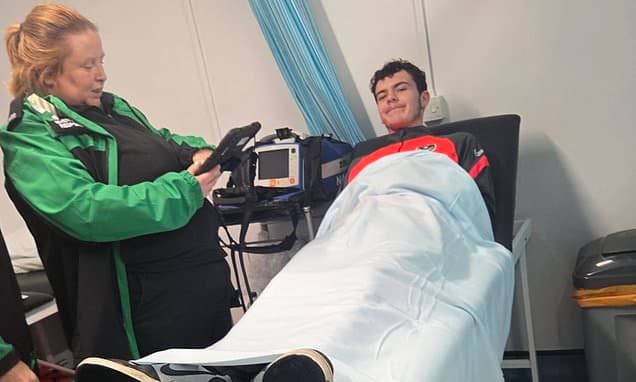 Ball boy's hearing damaged by stadium explosion