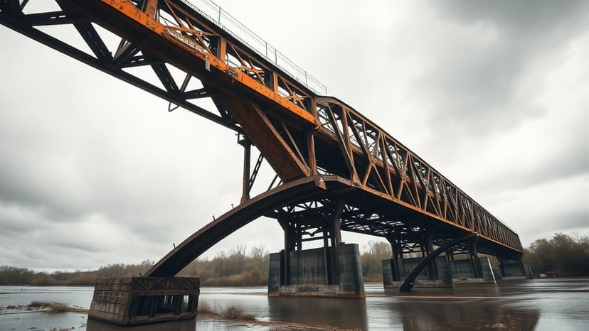 Lead Paint Chipping from Baltimore Bridges