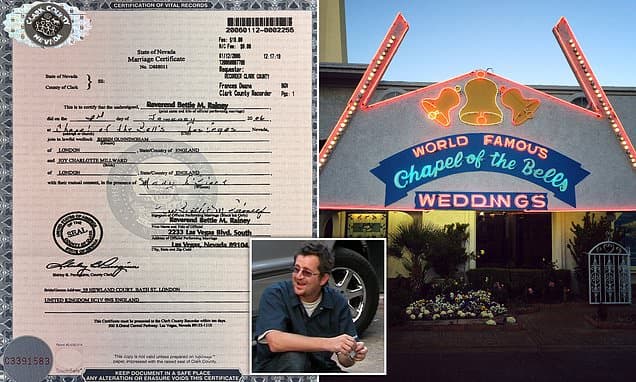 Banksy's Vegas Wedding Secret Revealed