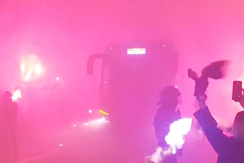 Bus Smashed as Fans Ignite Fiery Copa del Rey Clash