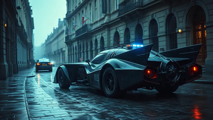 Batmobile Spotted on Glasgow Streets as Filming Begins