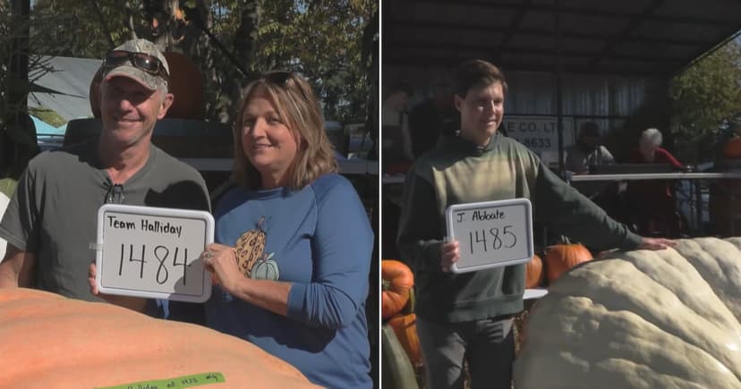 Tiny Margin Decides Giant Pumpkin Title