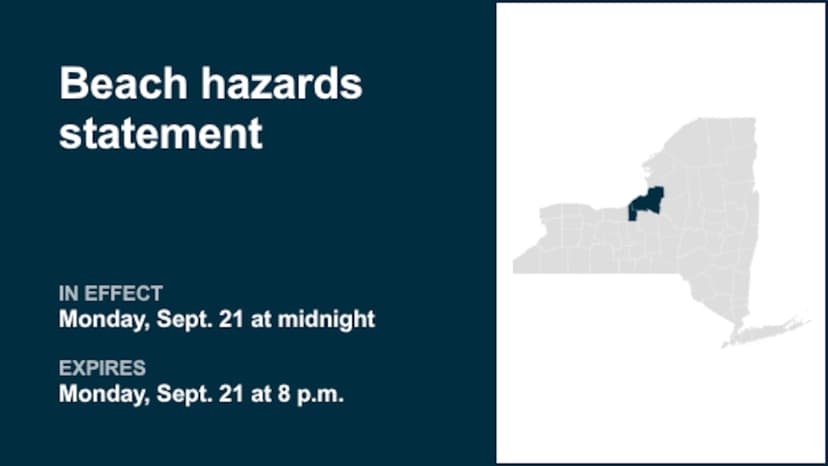 Beach Hazard Alert: Danger Lurks in Cayuga, Oswego Waters