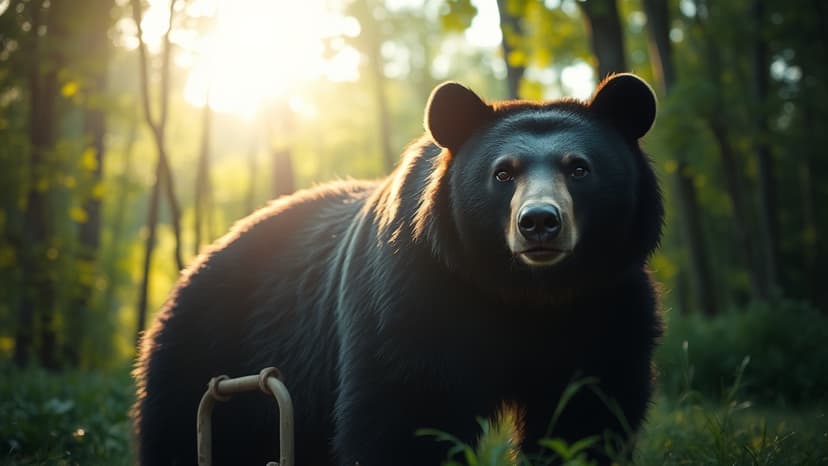 Bear Crashes Live News Report in Monrovia