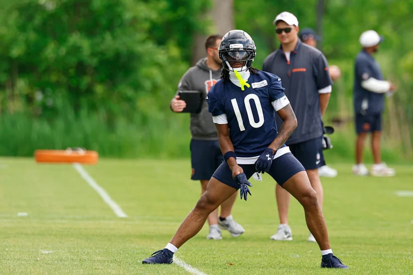 Bears WR Burden Out a Month with Groin Injury