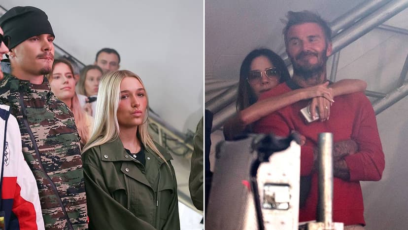 Beckhams support Cruz's festival debut despite rain