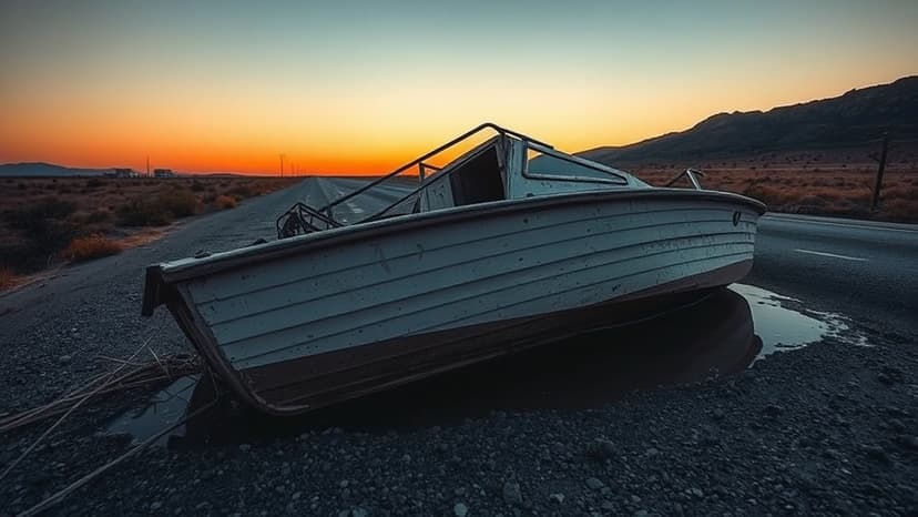 Boat Dumped: Council Tackles Countryside eyesore